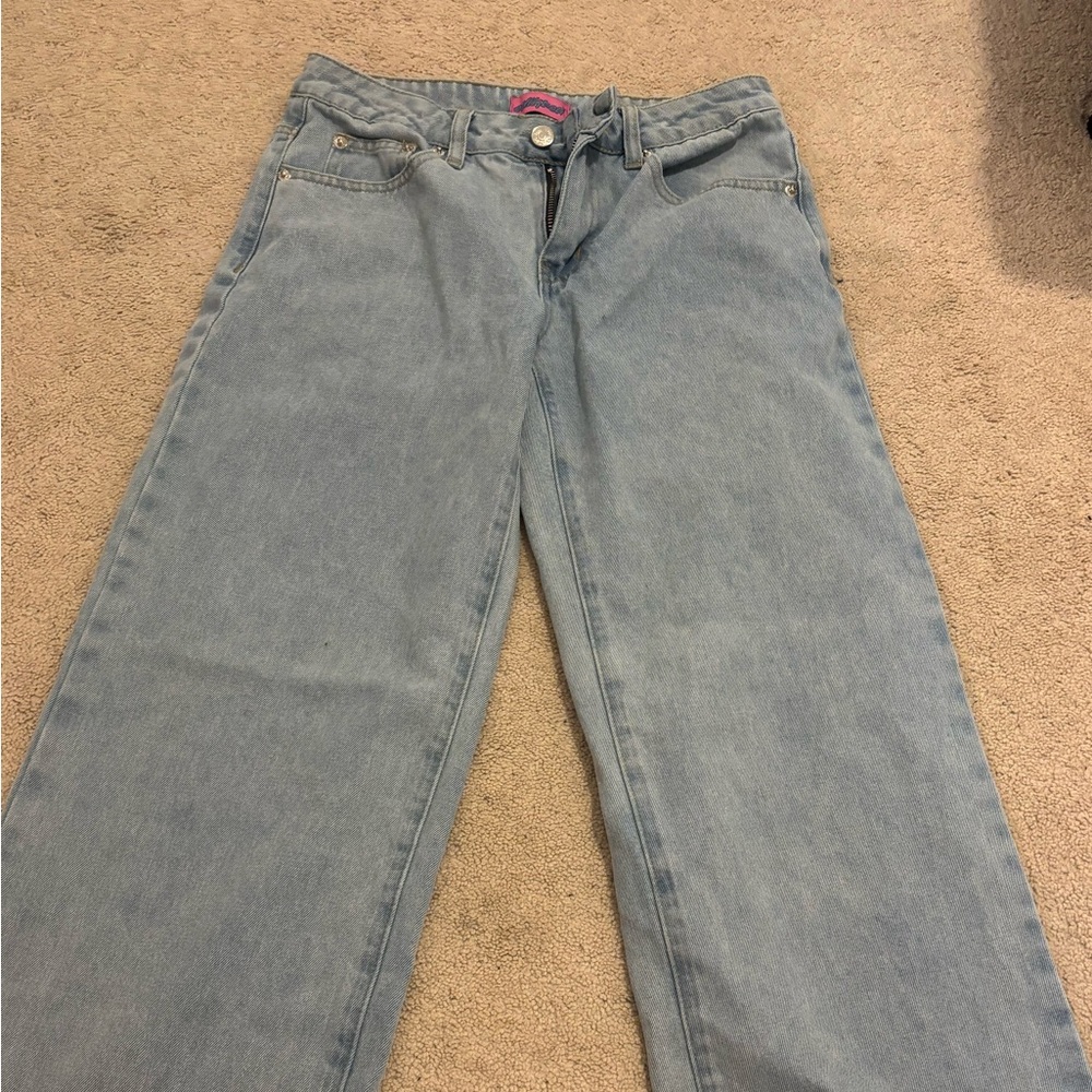 Edikted petite low rise jeans